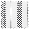 Laurel Stripe, Charcoal - Twist&Fit Roman Blind
